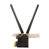 PCIE Wifi Card 2.4G 5G 6G Tri Band 5400Mbps MU MIMO Low Latency Wifi 6E Card with 6dBi High Aain Antenna for Winodows