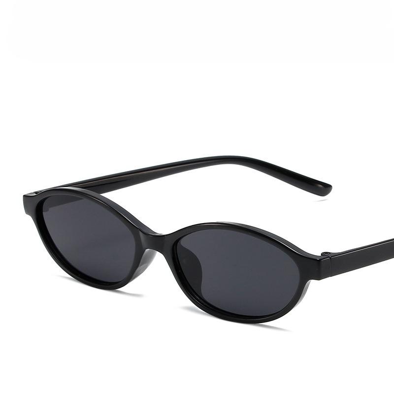 Retro Oval Frame Sunglasses for Women Vintage Small Frame Ellipse Sunglasses Cool Sunglasses Designer Circular Sun Glasses