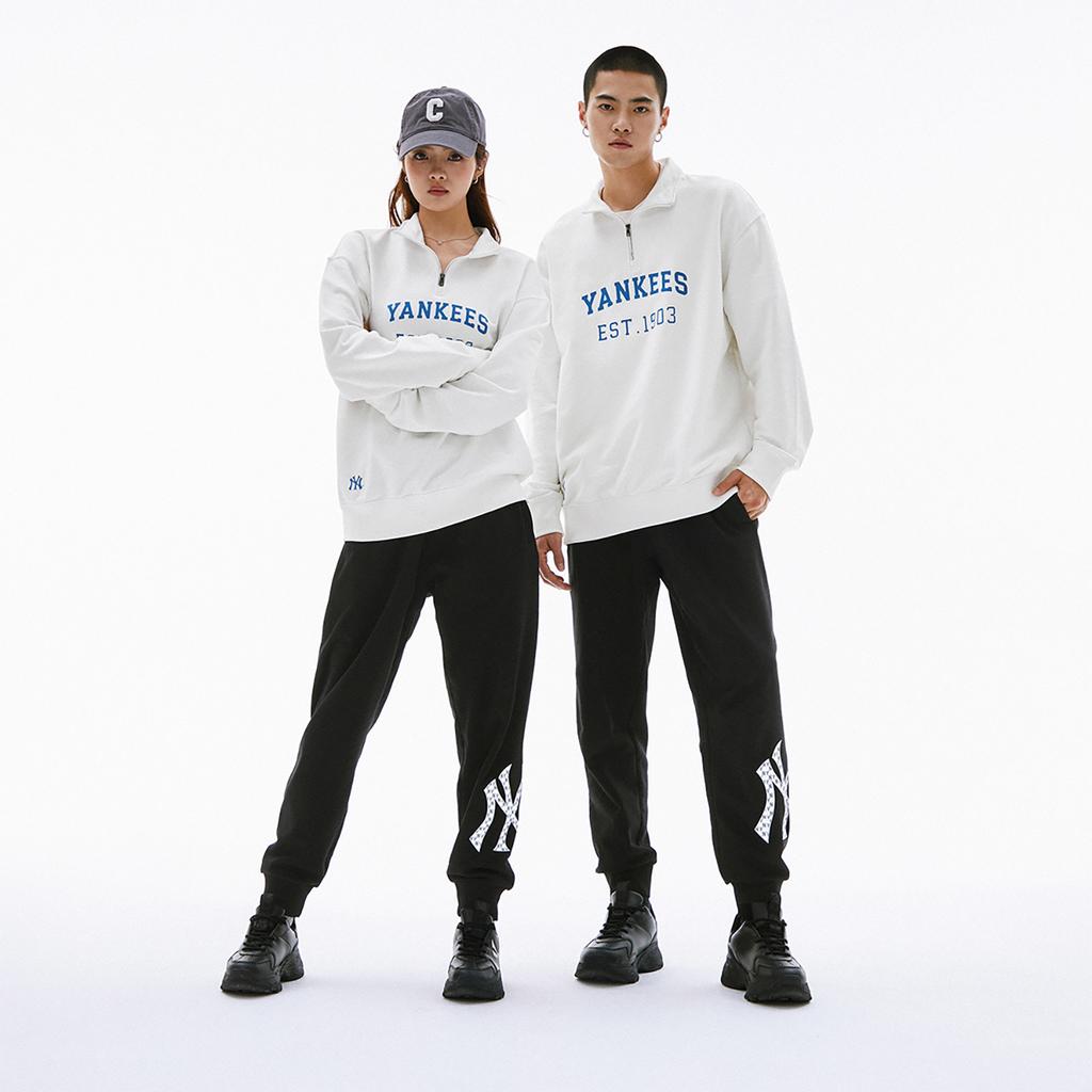 New MLB SS24 Casual Pants Unisex Black 3APTM0341-50BKS