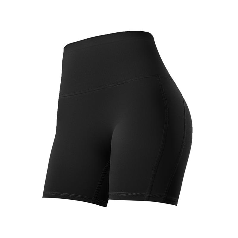 Three-point Yoga Shorts Women's Summer Thin Sports Tight High Waist Hip Lift Outer Wear Three-point Shark Pants Back Waist Pocket