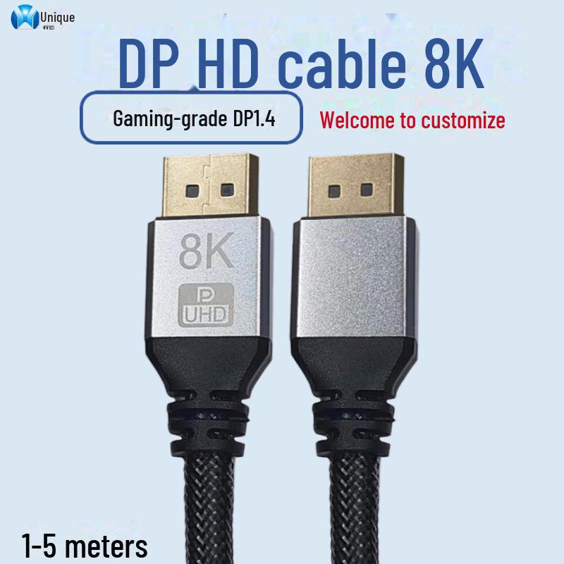 

8K 60 Гц 4K 144 Гц Кабель DisplayPort «папа-папа» для компьютерных и телевизионных игровых мониторов 1m