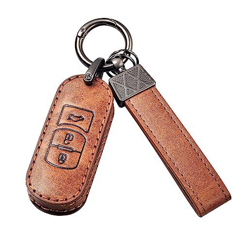 

[OFFCURVE] Подходит для Axela CX-5 CX-7 DJ Demio MPV XD-T ND Roadster Чехол для ключа Крышка ключа Корпус ключа Новый Чехол для смарт-ключа Кожаный