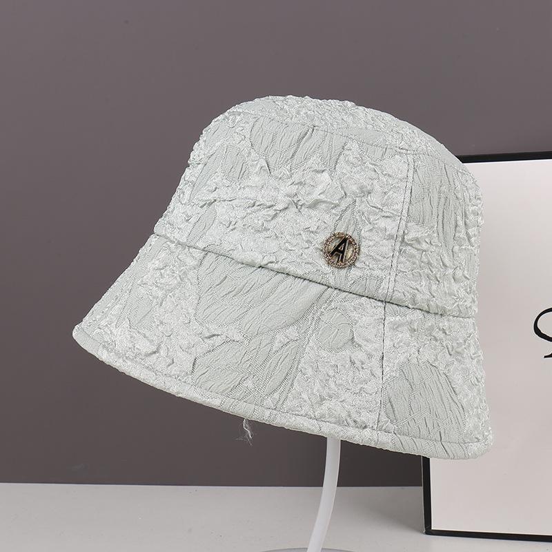 Summer Bucket Hat Women's Fashion Show Face Small Leisure Basin Hat Outdoor Travel New Sunshade Sun Protection Hat Beach Hat