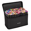 Painting Bag Marker Set Air Erasable Plastic Gel Pen Art Pen 24/36/60/72/80 Colors Paper Marker  Pen