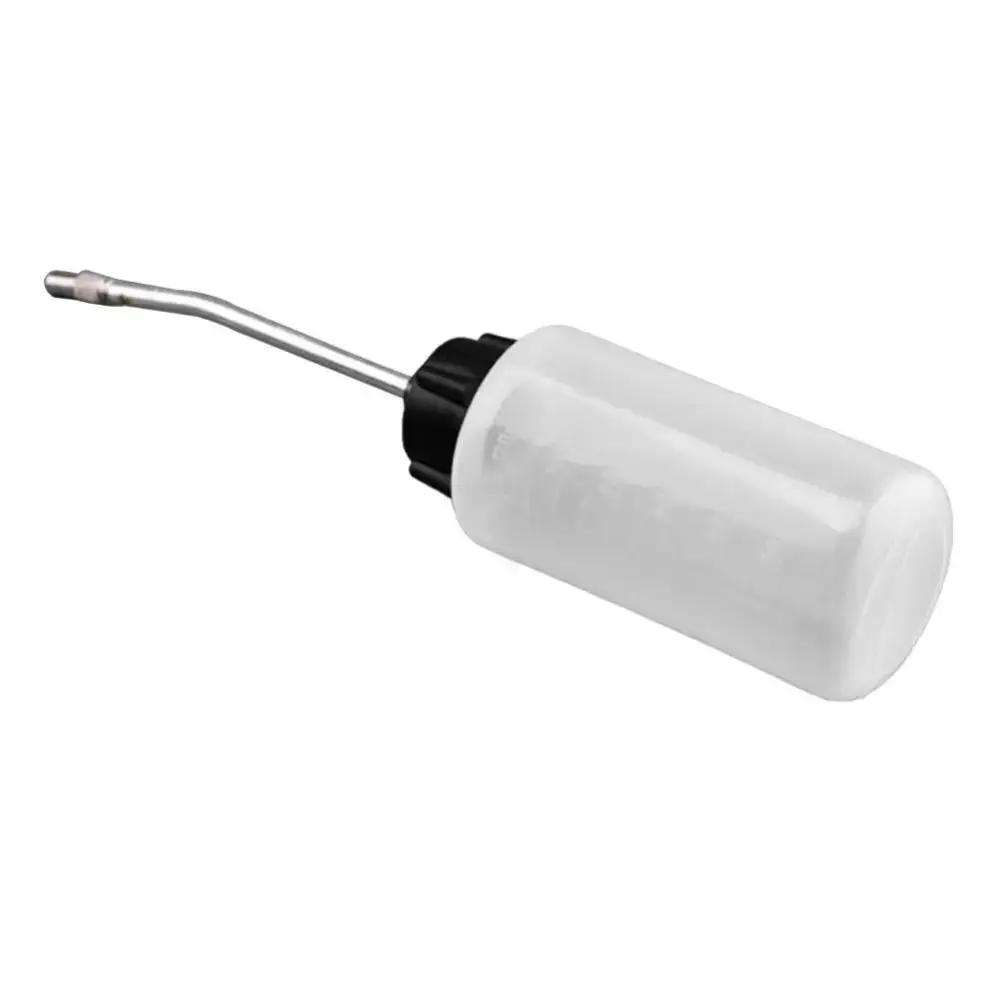 1Pcs New Empty Oil Bottle Long Mouth Iron Head Refueling Spray Nozzle Oiler Bottle Clear Plastic Machine Oiler Sewing Machine