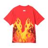 Nike As U Nsw Flame Print Loose Fit Crew Neck Short Sleeve T-Shirt Unisex Tops HJ0767-657