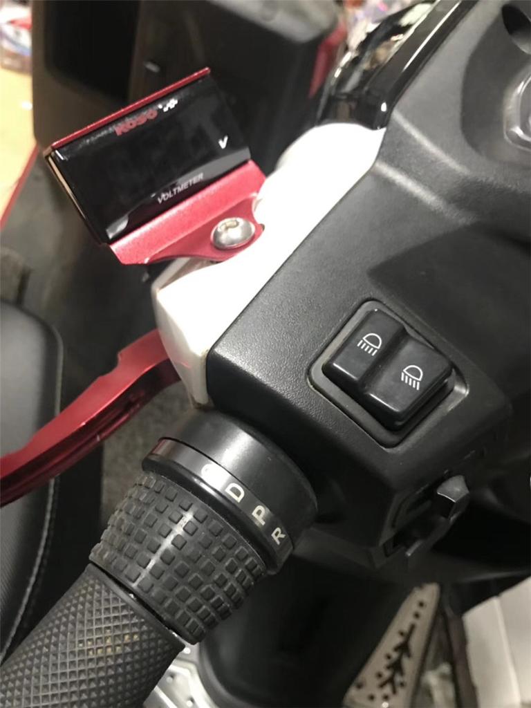 Universal Motorcycle CNC Water Temperature Meter Voltmeter Thermometer Tachometer Mounting Bracket