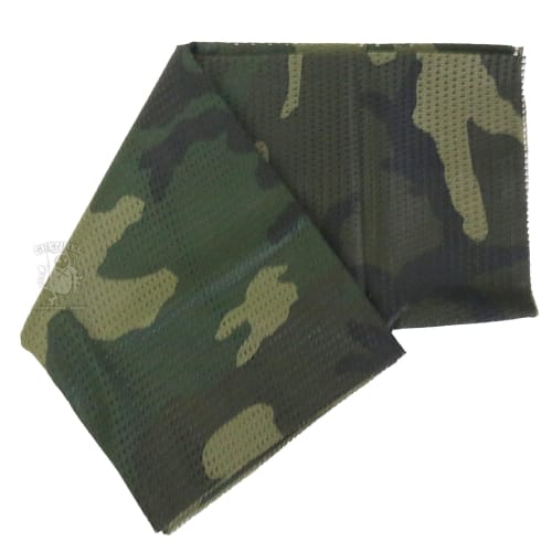 SHENKEL Camouflage Net Neck Scarf, Shemagh Muffler, 14 Patterns (Woodland)