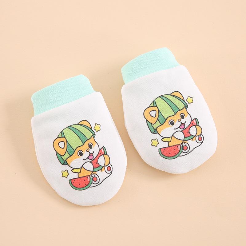 Gants Bébé Respirants en Maille Anti-Rayures - Mordables, Protection des Mains Printemps/Été pour Nouveau-nés