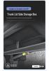 Chery iCAR V27 Tailgate Storage Box - Rear Door Modification Accessory