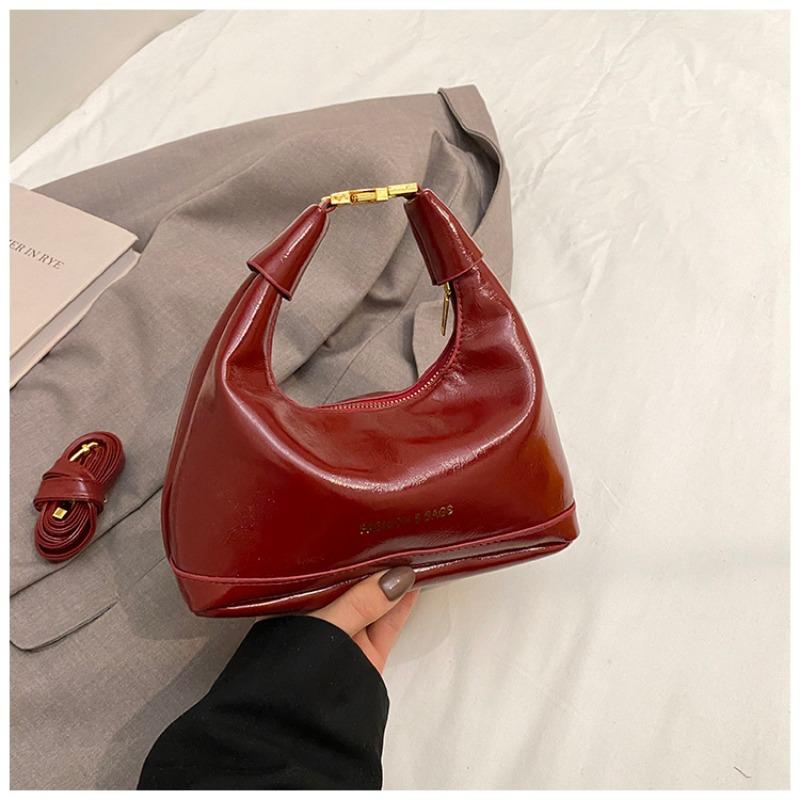 New Solid Color Fashionable Portable Messenger Dumpling Bag Retro Summer Casual Simple Shoulder Messenger Bag