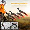 2x Mountain Bicycle Splash Fender Guard Rear Front Mudguard for 20-26 Inch Bike