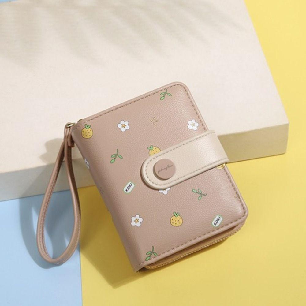 Hasp Folding Women Wallet Zipper Purse Bag Fashion Short Wallet  Ladies