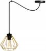 Golden Spider Ceiling Hanging Lamp, Wire Plafon