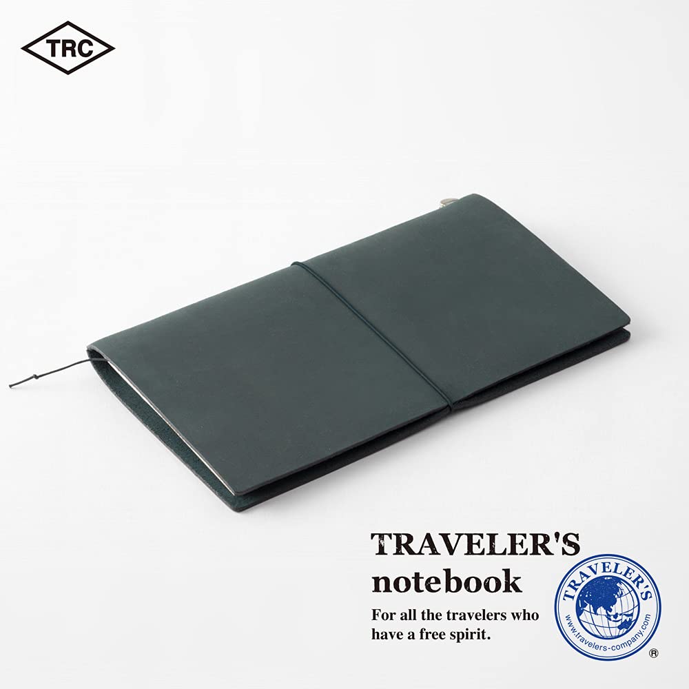 DESIGNPHIL MIDORI Traveler's Notebook, Regular Size, Limited Edition with Card, Blue, 15239006