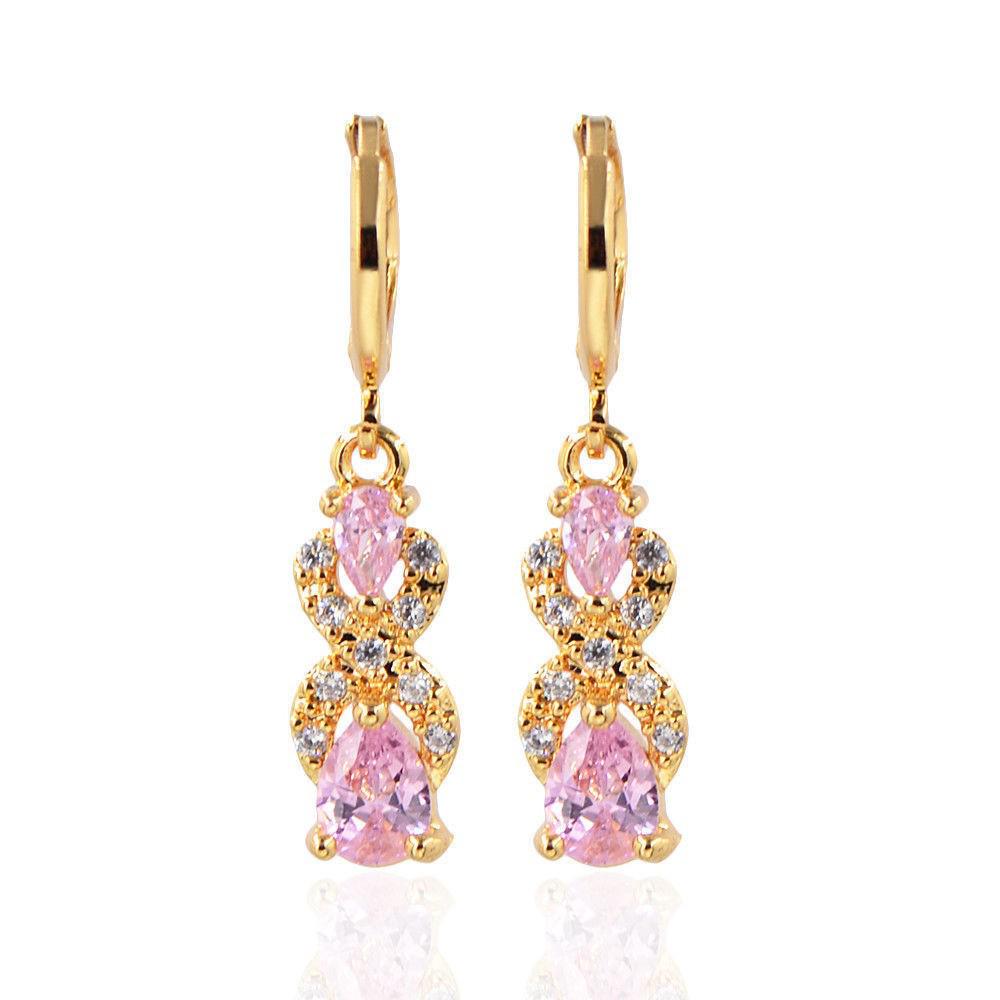 European & American Style Dragonfly Egg-shaped Zircon Earrings, Multicolor Fashion Studs for Women