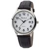 Crefer Analog Waterproof Watch with Date Display and Leather Black SD-AM051-WTS Men's Strap,