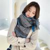 Scarf 2025 new imitation cashmere scarf sweet medium and long scarf women autumn and winter fringed scarf shawl women