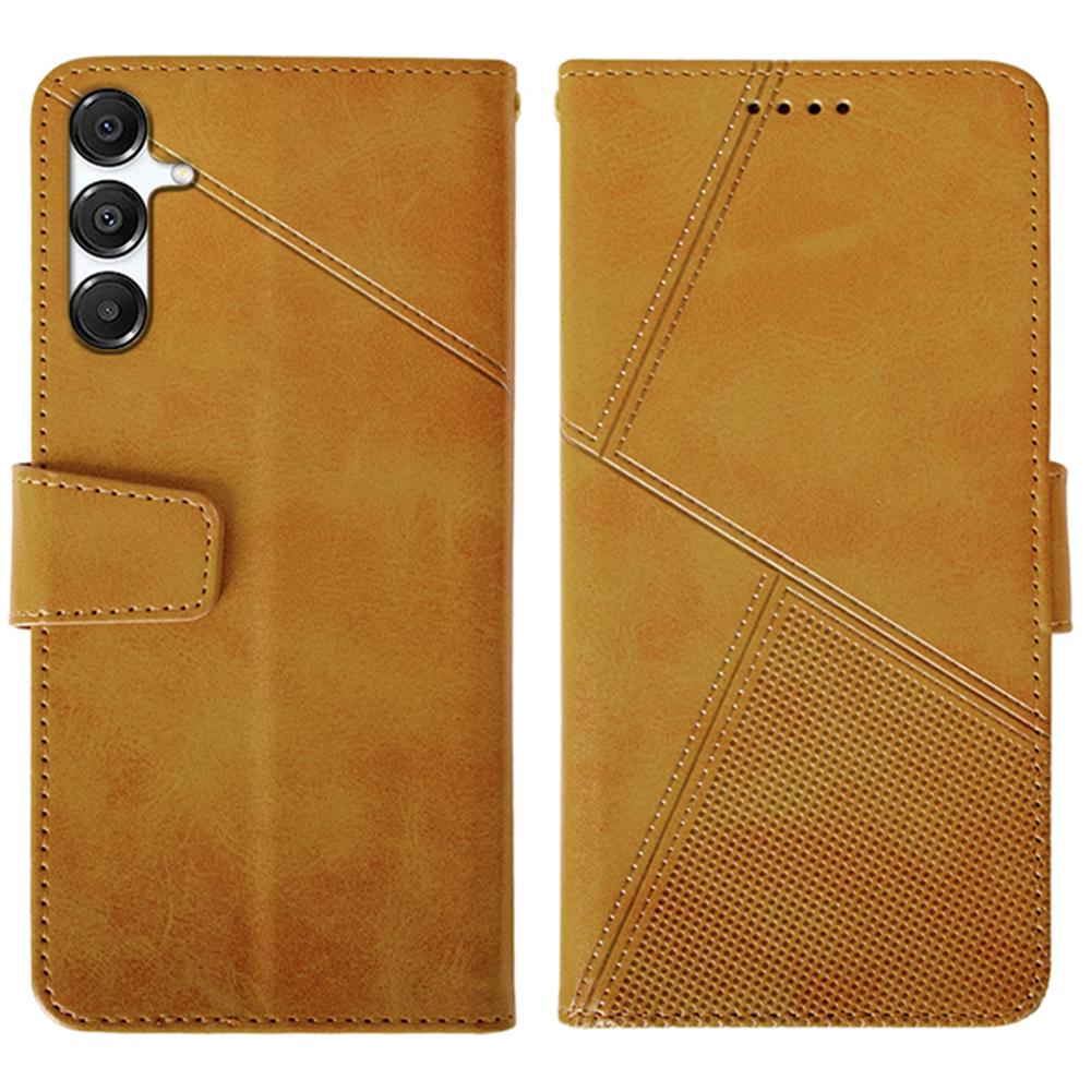 IDEWEI For Samsung Galaxy A16 5G/4G Case Leather Wallet Phone Cover Stand Calf Texture