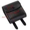 Universal PU Leather Bar Mount Luggage Saddle Bag Motorcycle Bicycle Tool Pouch