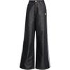 (WMNS) Adidas Adilenium Season 4 Team Geist Baggy Shine Denim Pants 'Black' Women's KE9799