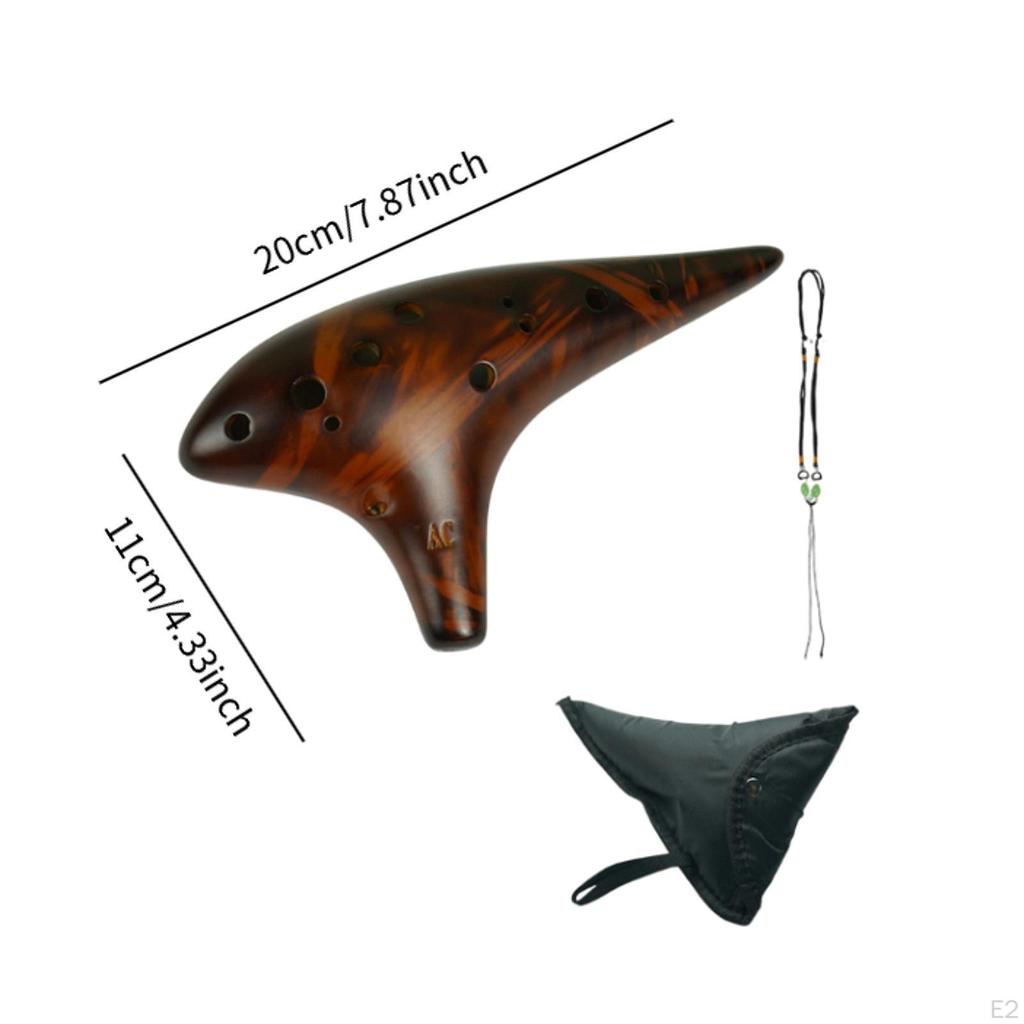 12 Hole Ocarina's Musical Instrument Reiner Ton Beautiful Ocarina for Beginner Gift