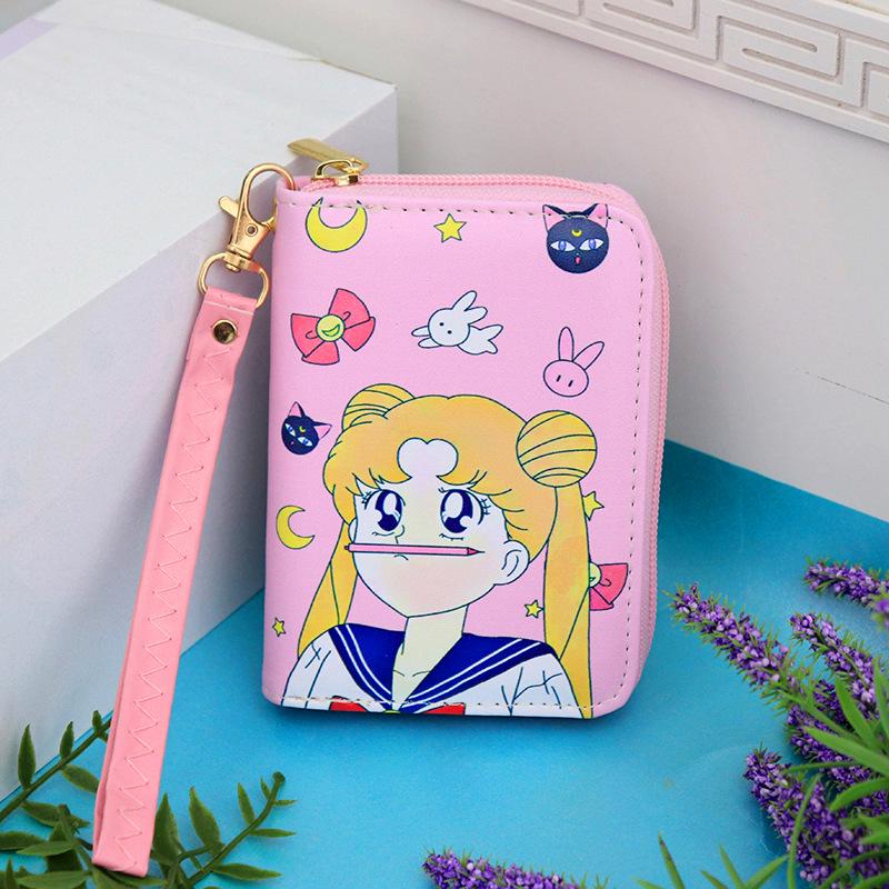 Trendy Japanese & Korean Cartoon Princess Coin Purse for Girls