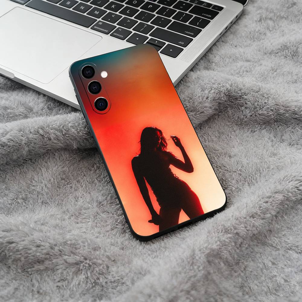 New Generation Diva - T-Tate -McRae Black Soft Silicone Phone Case for Samsung Galaxy A73, A71, A72, A70, A53, A52, A51