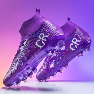 High-Top Non-Slip Football Shoes Adult Broken Nails Long Nails Outdoor Grass Professional Game Training Football Shoes