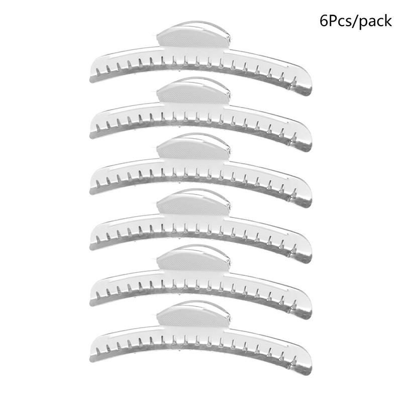 

6 шт. Винтажные заколки для волос «Волна пальца» Алюминиевая шпилька Парикмахерский зажим Салонные заколки для фиксации волос Парикмахерский инструмент для укладки серебряный