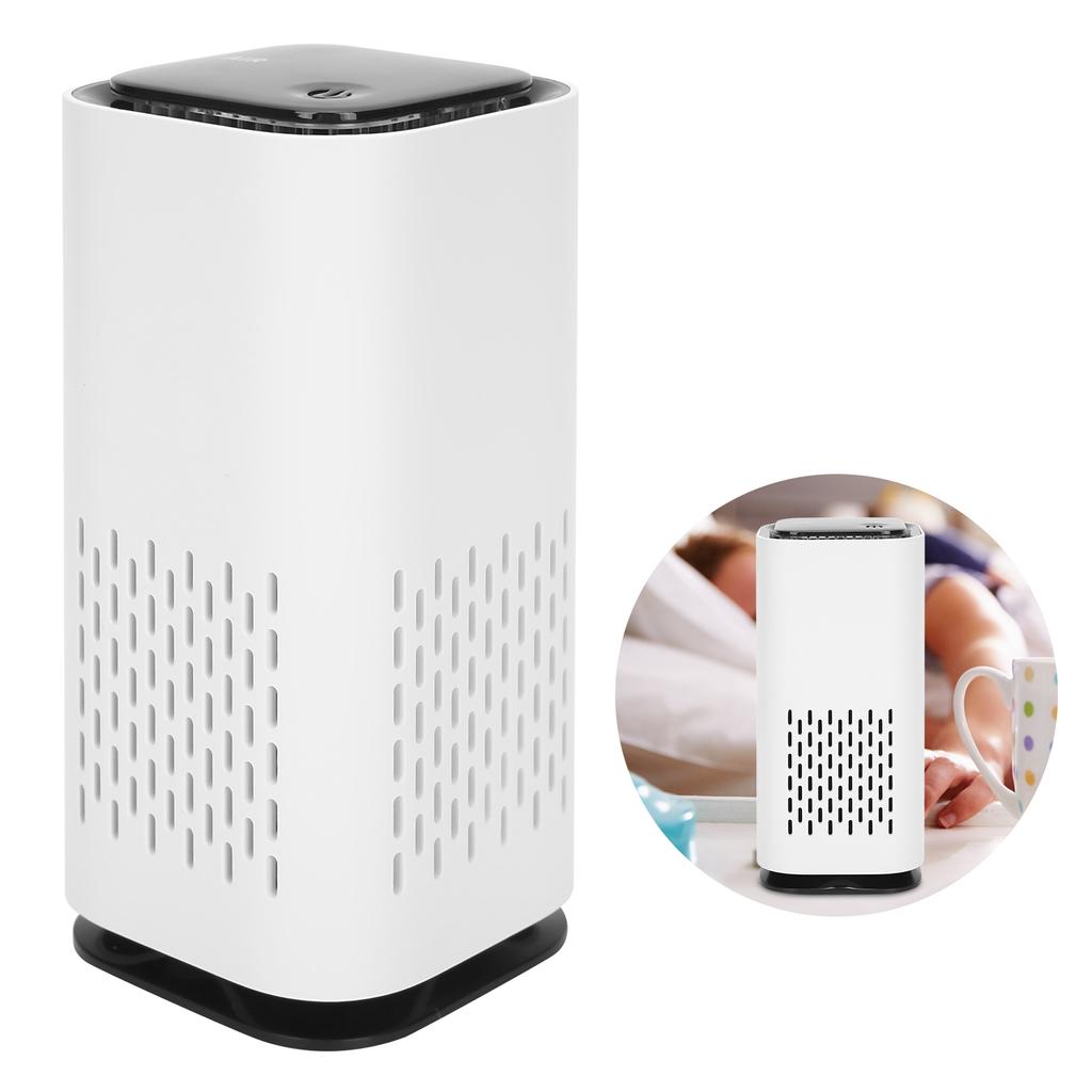 Mini Air Purifier Cleaner Mute Negative Ion Filter USB Power Supply 5V for Home Car