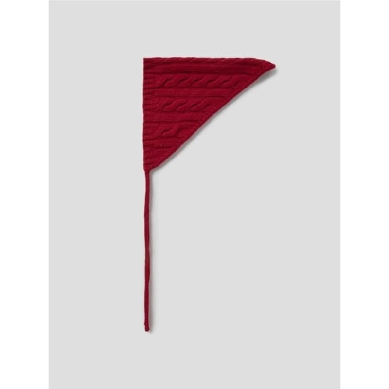 8SECONDS Cable Triangle Bonnet Muffler Red (195984WY16)