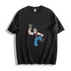 Popeye Celebrating with Spinach Can Graphic T-Shirt