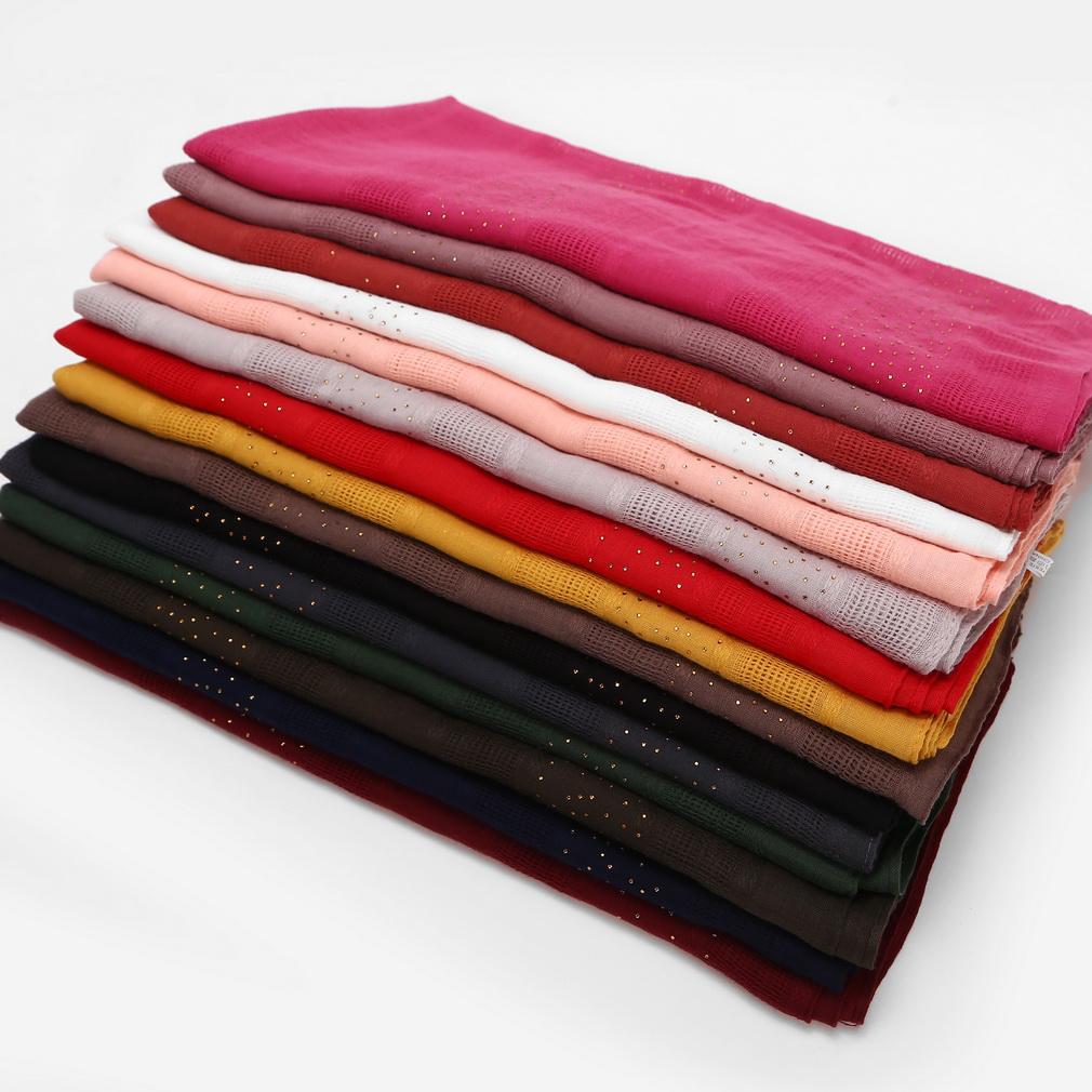 90x180cm Shining Linen Hijab, Scarf Shawl for Women