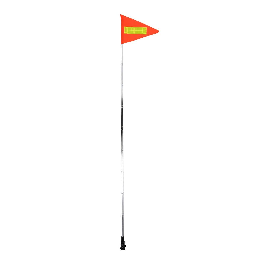 Varningsflagga Ljus Vindtät Vattentät Reflekterande Säkerhetsflagga För Golfbil Cykel Rullstol