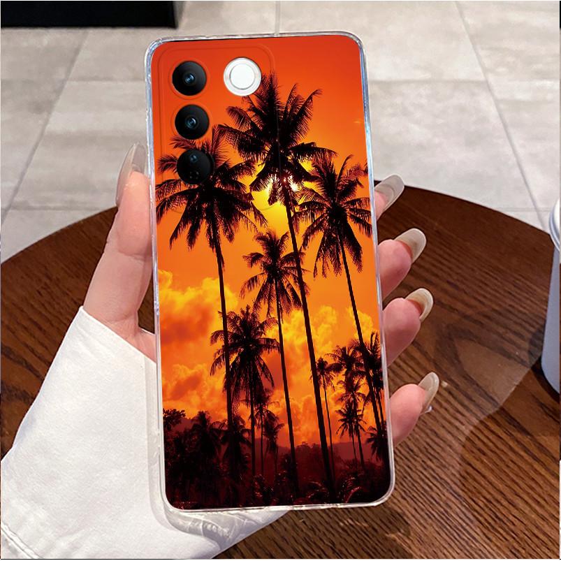 Case For Vivo V25e LATAM V27e V27 V 27 Pro 5G Casing Cute Love Heart Rabbit Funny Cover Clear TPU Silicone Soft Shell Phone Case