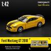 Caipo 2018 Ford Mustang GT 1:42 Diecast Model Car – Sports Sedan Ornament & Collector's Gift