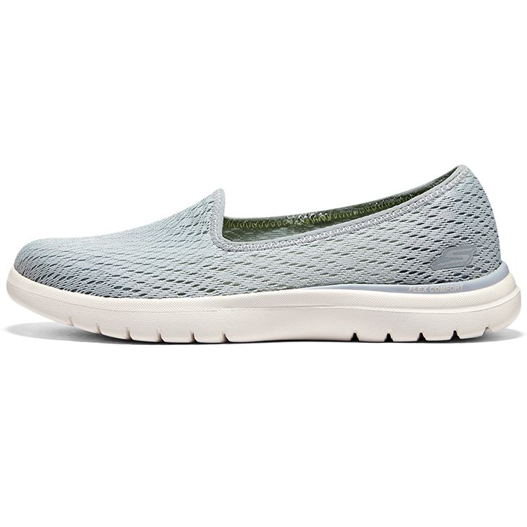 Skechers On-The-GO Flex Низкие спортивно-повседневные кроссовки Женские кроссовки Синий Белый 136505-GRY 36