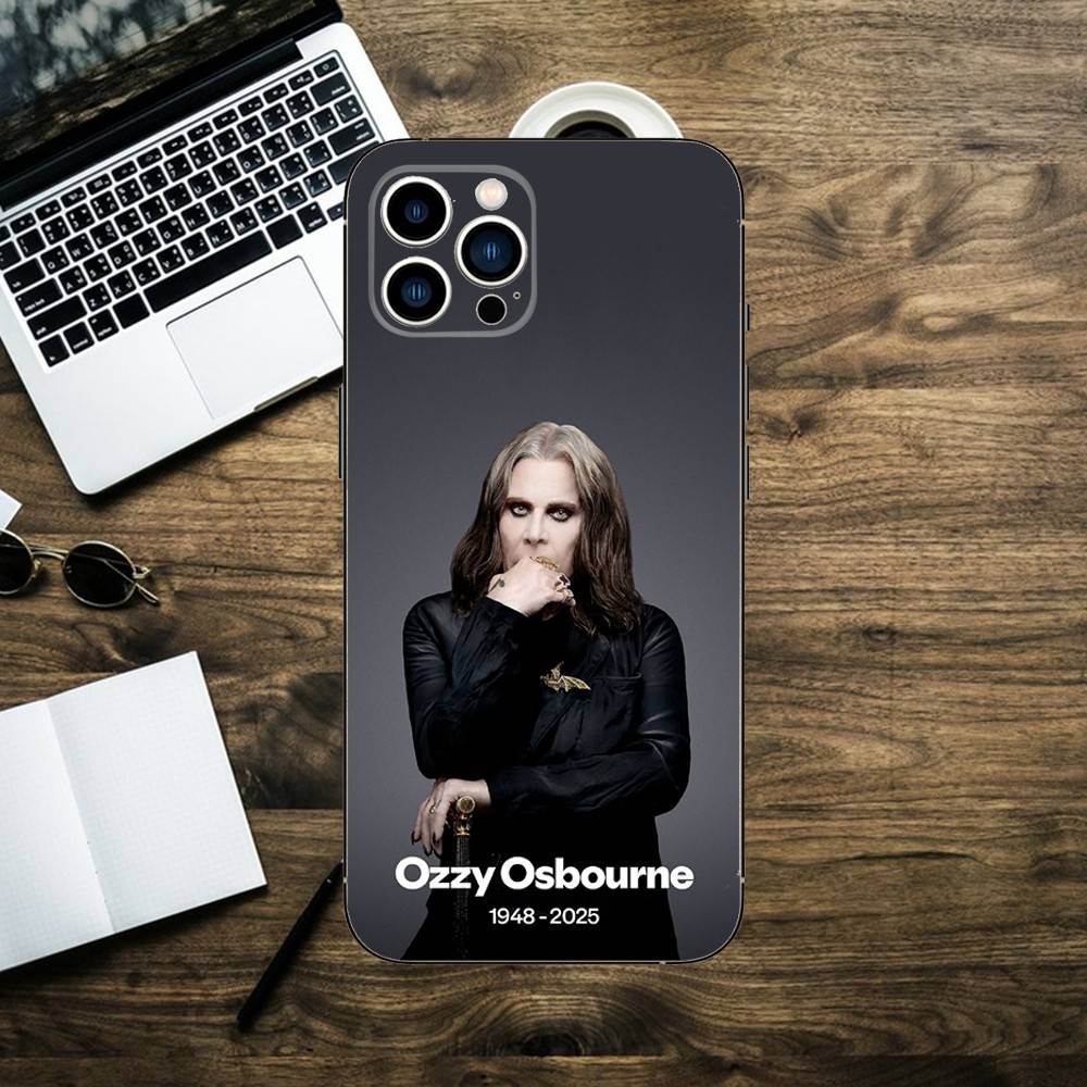 Band O-Ozzy O-Osbourne Phone Case For iPhone 16,15,14,13,12,11,XS,XR,X,8,7,Pro,Max,Plus,mini Silicone Black Cover