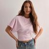 2025 Korean Style Round Neck Short Sleeve Women's Summer Loose T-shirt - Simple, Versatile, Solid Color Design