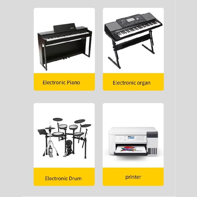 480Mbps Data USB B Female Series Converters Adapters for Electronic Piano Drum