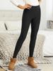 Women's Autumn/Winter High Waist Fleece-Lined Wool Leggings – Velvet, Thick, Warm, Slim Fit.