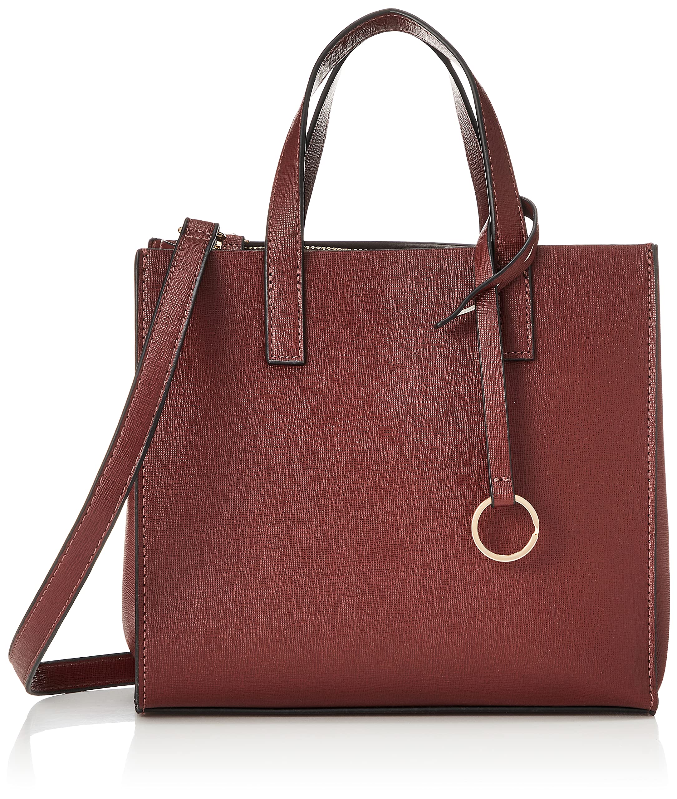 

Женская сумка ELA с плечевым ремнем, стильная и простая, цвет вина, 25 см x 23 см x 10 см