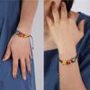 Elegant Ceramic Bead Bracelet Handmade Craft Supplies Stylish Wristband Handwoven Adjustable Unisex Jewelry Accessory