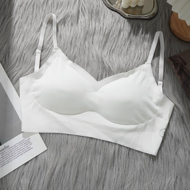 Comfortable Seamless Full Coverage Bra for Women Wireless Bras with Soft Support Women Summer Ice Silk Bras