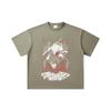 260 GSM Double Yarn 32 Count 100% Cotton Gachiakuta V1 Rudo Print Unisex Heavy Cotton T Shirt