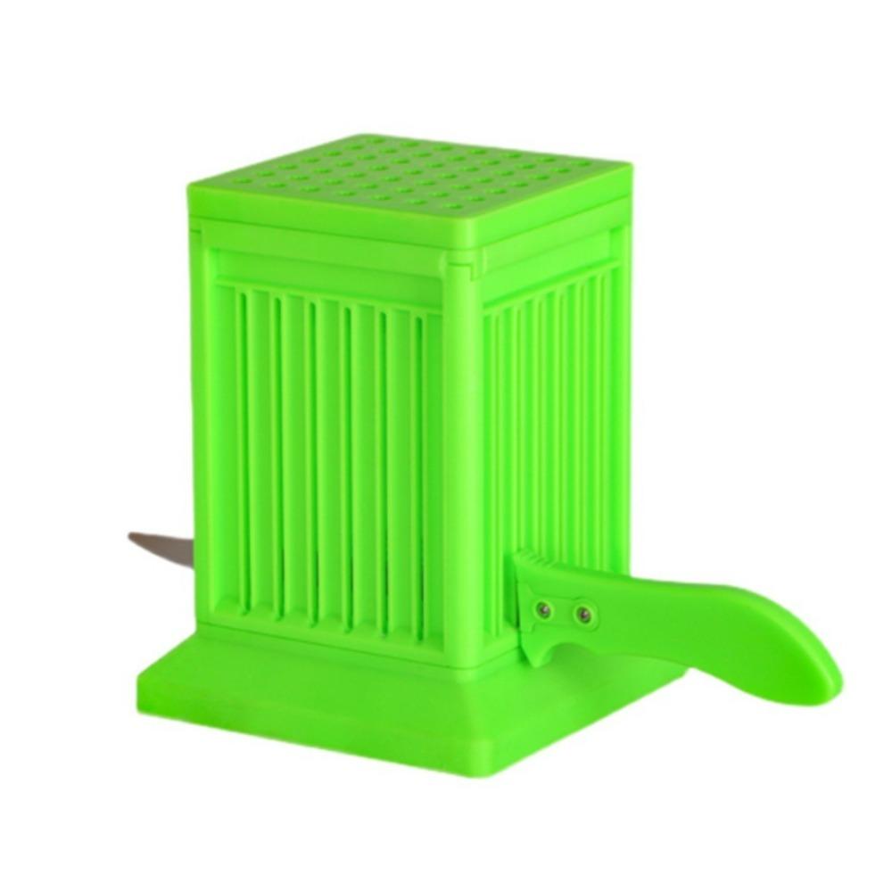

Plastic Meat Cutter 49 Grids Barbecue Stringer Kitchen Accessories Tofu Skewer Machine Beef зелёный