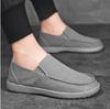 Fashion Men's Sneakers Canvas Breathable Men's Walking Driving Shoes Comfortable Outdoor Men Flats Casual Shoes Tenis Masculino