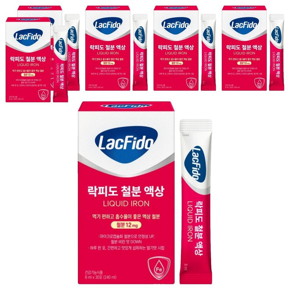 Lactopido Liquid Iron 30 Packets 240ml 6 Pcs