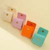 Mini Jewelry Storage Bag Flip Cover Simple Foldable Necklace Ring Packing Bag Earrings Organizer PU Leather Storage Case